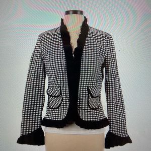 Joseph Ribkoff stretch ruffle jacket